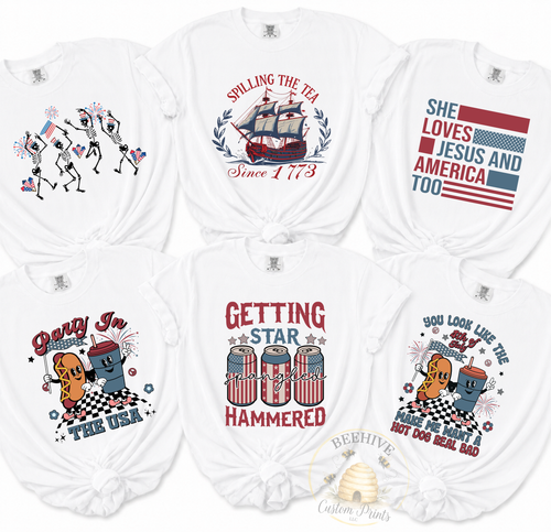 Custom 4th of July t-shirt