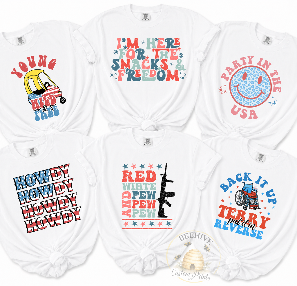 Custom 4th of July t-shirt