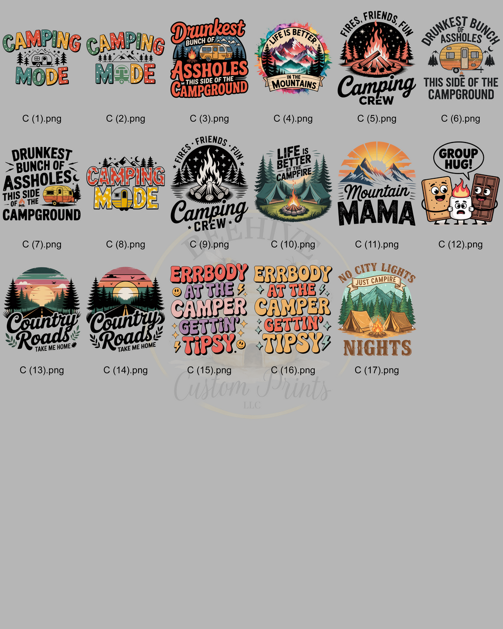 Custom Camping t-shirt
