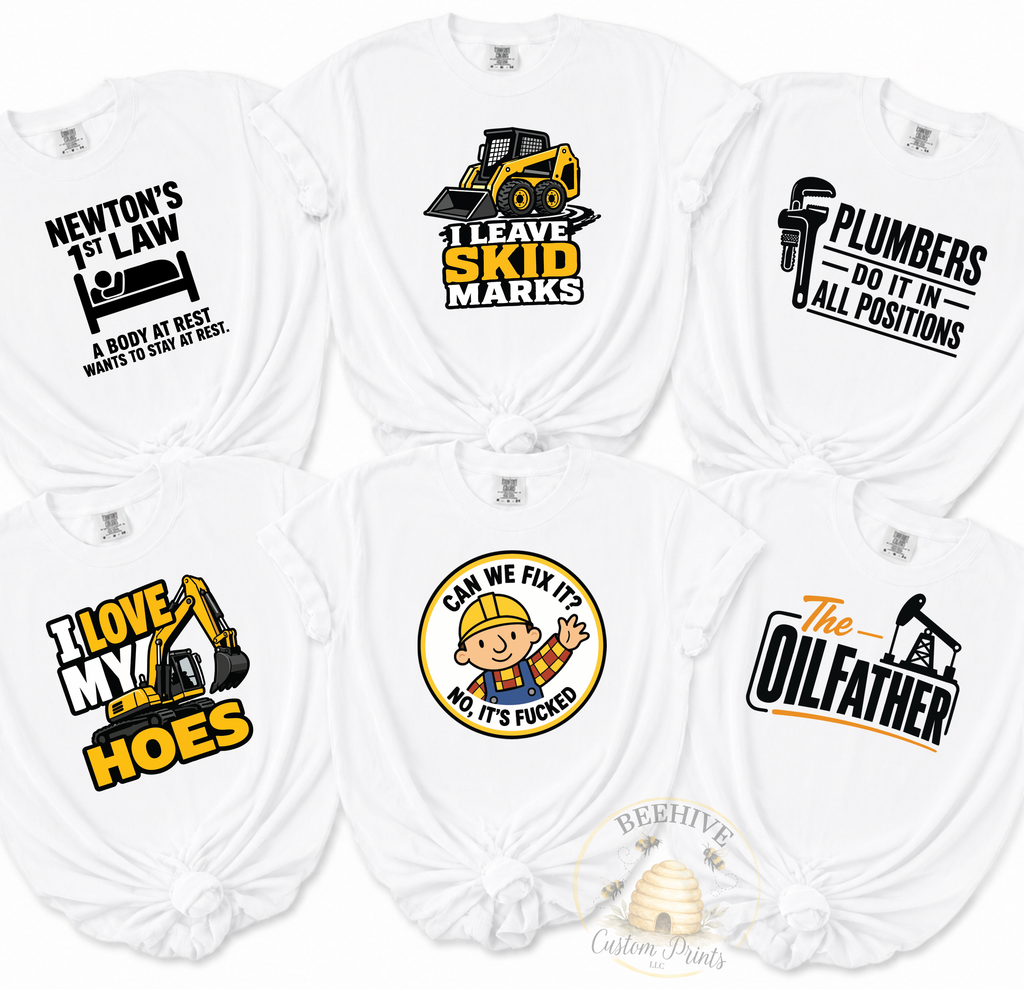 Custom Construction t-shirt